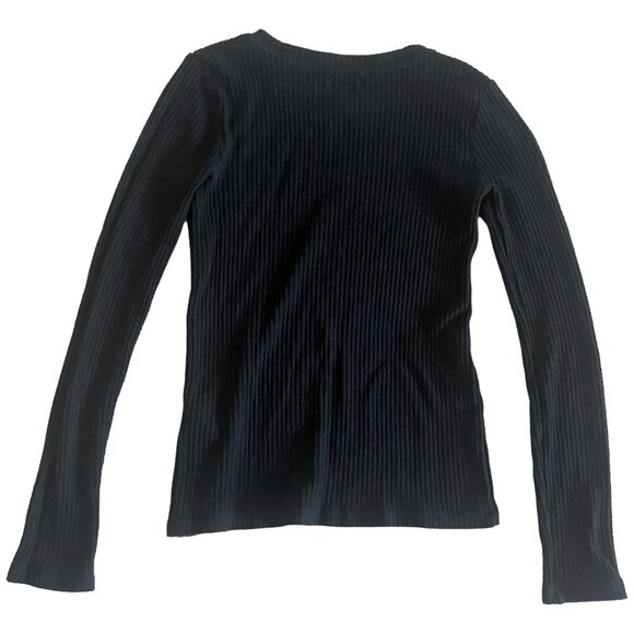 Abercrombie Kids Navy Long Sleeve Shirt 9/10 - Picture 2 of 3